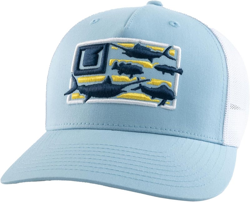 HUK Store Mens Trucker Hat, Anti-Glare Snapback Fishing Hat for Men - Image 1